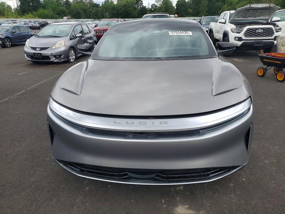 2022 Lucid Air VIN 50EA1GBA4NA005361 COPART salvage auction — REAR END, Id - Salvage Certificate Of Title (P), sold $11,200 on 2026-07-08 (photo 5)