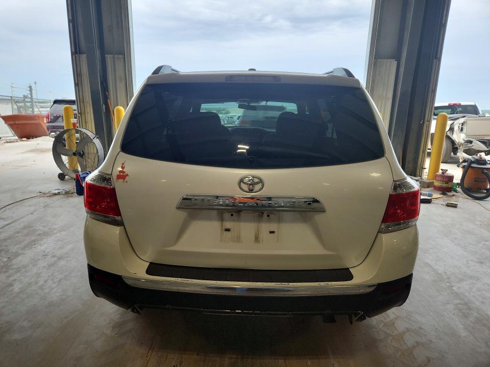 2012 Toyota Highlander VIN 5TDZA3EH9CS026179 COPART salvage auction — REAR END, Ne - Cert Of Title-Salvage, sold $225 on 2026-07-28 (photo 6)