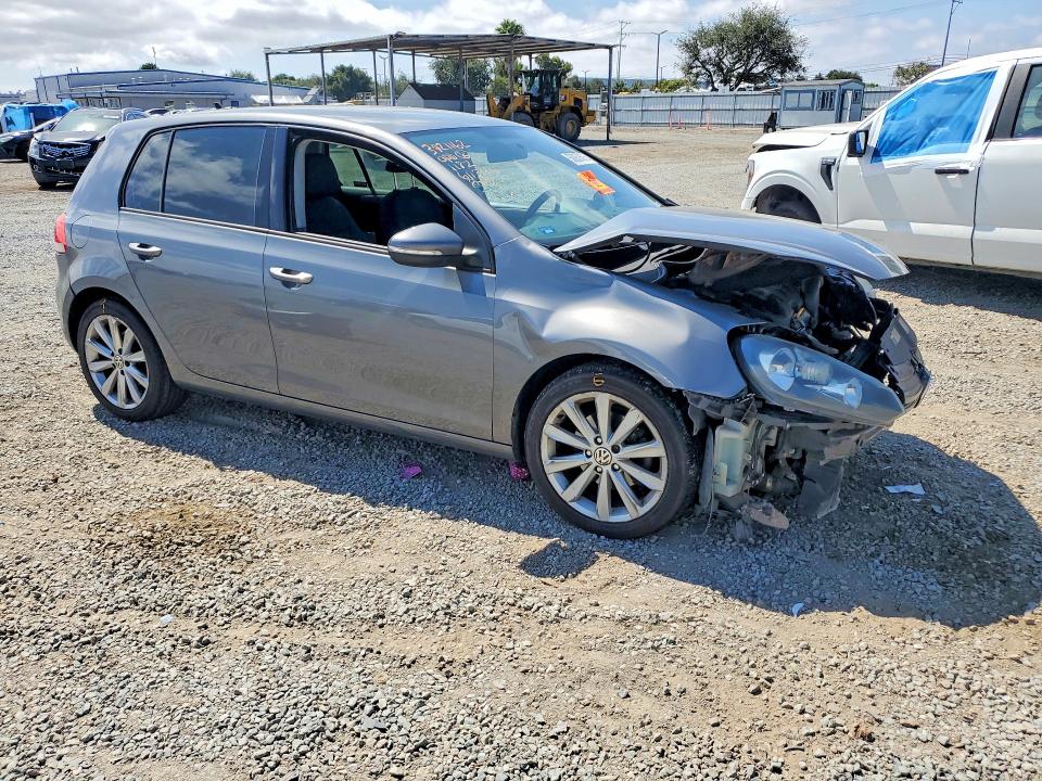 2014 Volkswagen VIN WVWDM7AJ4EW002120 COPART salvage auction — FRONT END, Ca - Salvage Certificate, sold $125 on 2026-07-21 (photo 4)