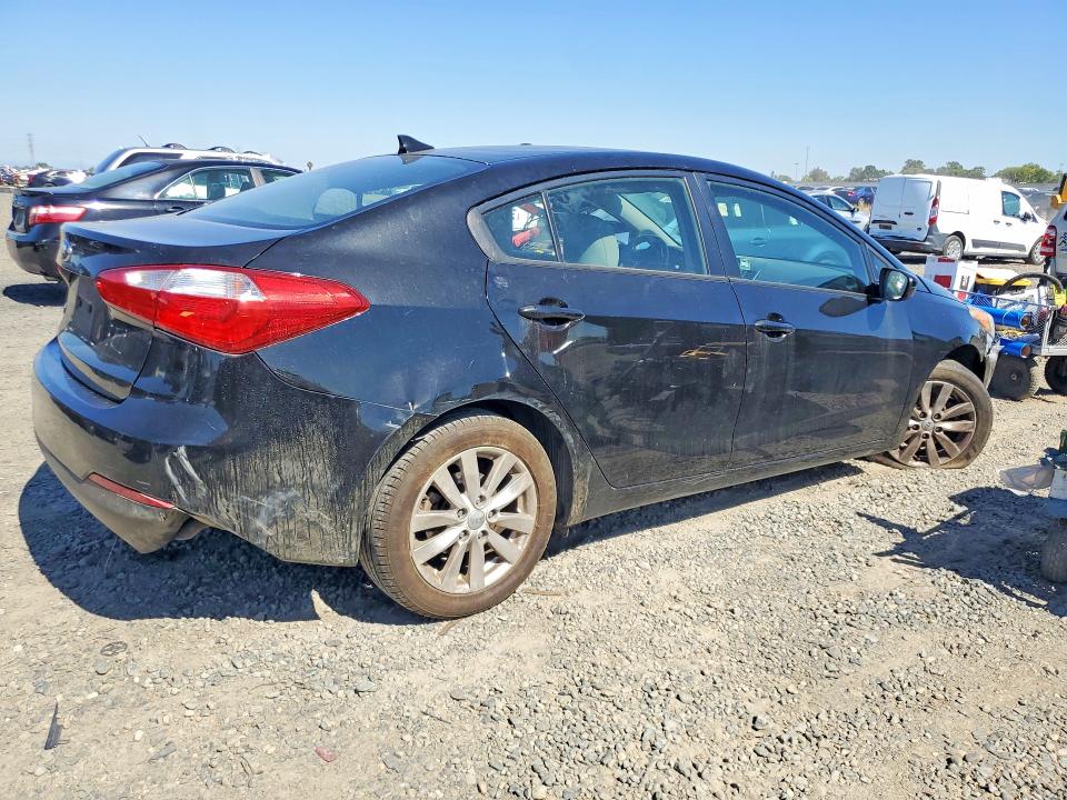 2014 Kia Forte VIN KNAFX4A60E5239362 COPART salvage auction — FRONT END, Ca - Salvage Certificate, sold $675 on 2026-07-21 (photo 3)