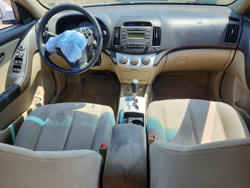 2007 Hyundai Elantra VIN KMHDU46D77U212562 COPART salvage auction — FRONT END, NY - MV-907A SALVAGE CERTIFICATE, sold $450 on 2026-07-15 (photo 8)