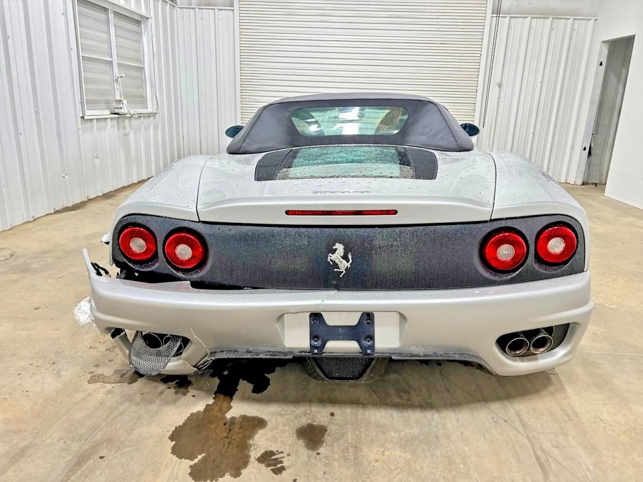 2001 Ferrari 360 VIN ZFFYT53A610126006 COPART salvage auction — Rear End, GA - CERT OF TITLE-SALVAGE, sold $42,500 on 2026-06-26 (photo 6)