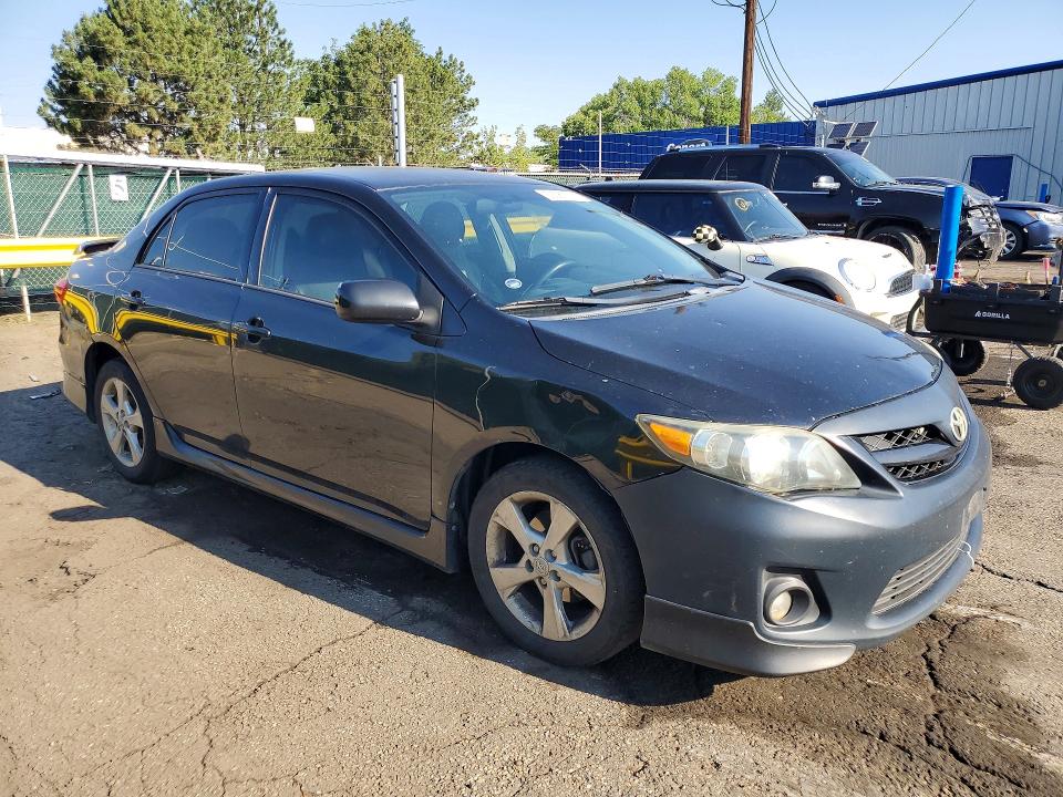 2013 Toyota Corolla VIN 5YFBU4EE3DP120959 COPART salvage auction — FRONT END, Co - Rebuilt Salvage - Dealer Only, sold $775 on 2026-07-07 (photo 4)