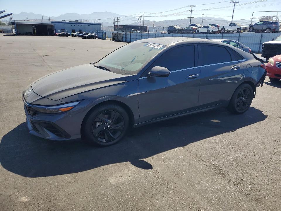 2024 Hyundai Elantra VIN KMHLN4DJ4RU105988 COPART salvage auction — REAR END, Ca - Salvage Certificate, sold $6,600 on 2026-07-20 (photo 1)