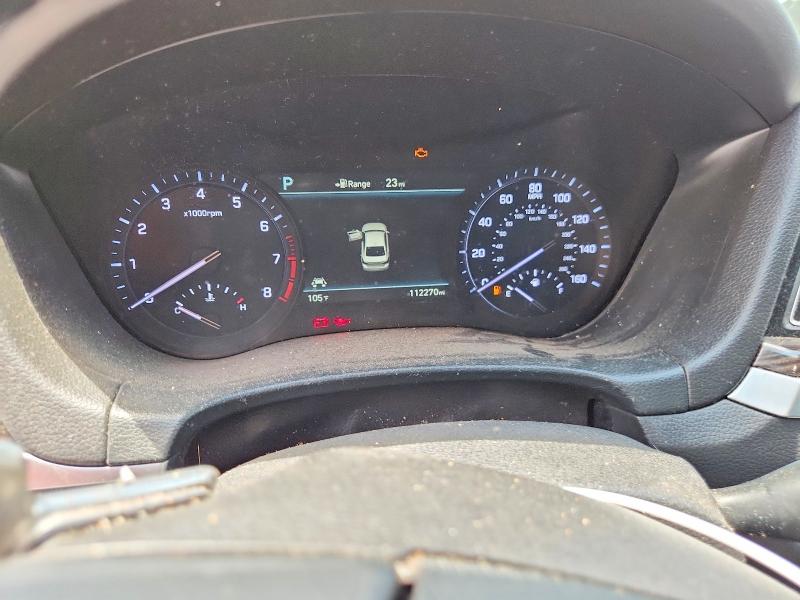 2018 Genesis G80 VIN KMHGN4JE7JU238211 COPART salvage auction — WATER/FLOOD, Salvage Title, sold $300 on 2026-09-11 (photo 9)