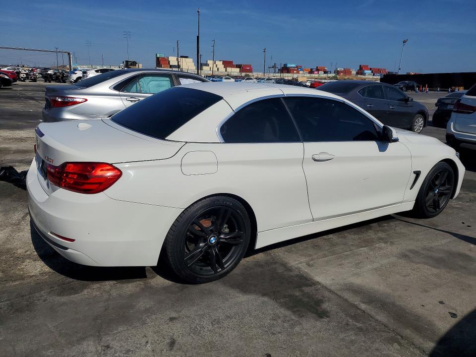 2017 BMW 4er VIN WBA4U7C58H5H19338 COPART salvage auction — FRONT END, Ca - Salvage Certificate, sold $200 on 2026-07-31 (photo 3)