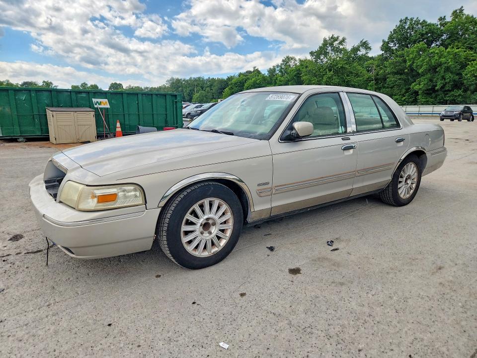 2010 Mercury Grand marquis VIN 2MEBM7FV3AX628807 COPART salvage auction — FRONT END, AL - CERTIFICATE OF TITLE, sold $1,000 on 2026-09-03 (photo 1)