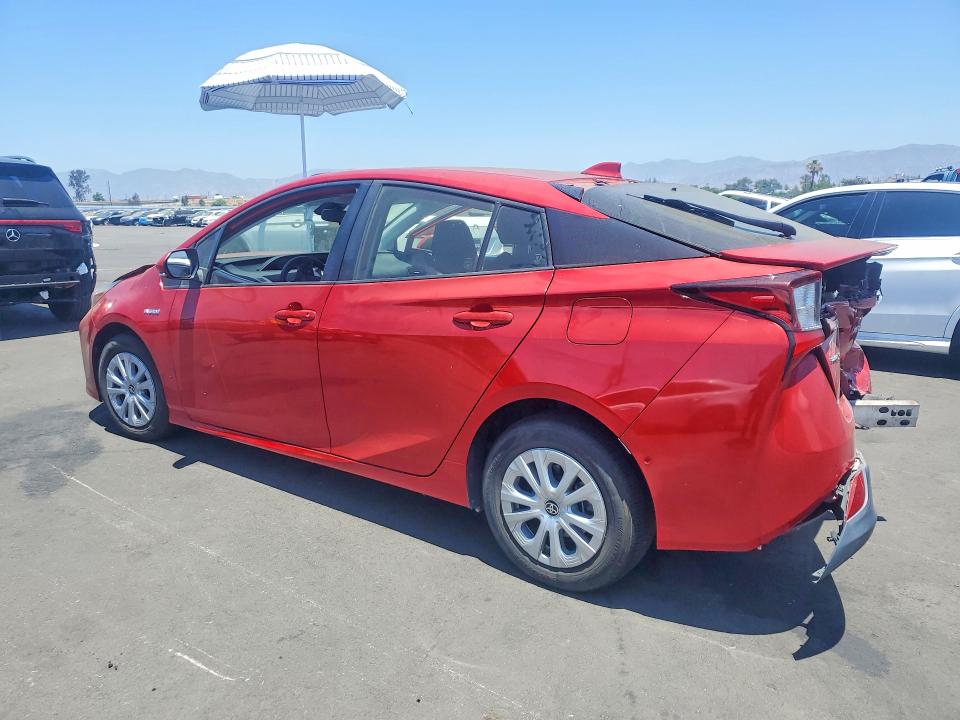 2021 Toyota Prius VIN JTDKAMFU4M3148924 COPART salvage auction — FRONT END, Ca - Salvage Certificate, sold $3,900 on 2026-07-27 (photo 2)