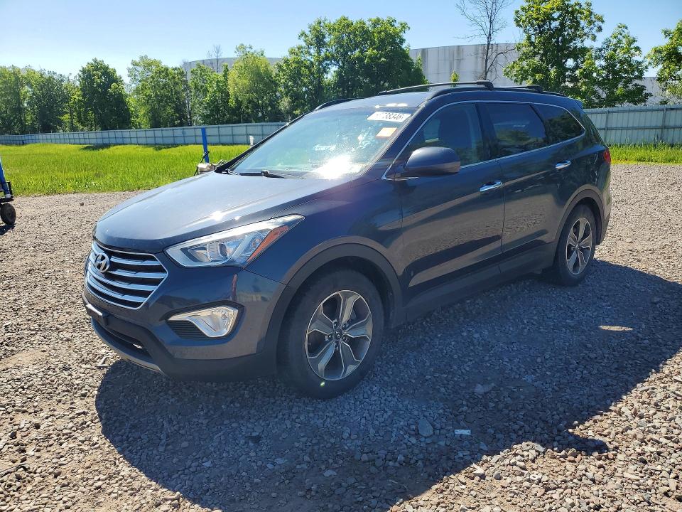 2013 Hyundai Santa fe VIN KM8SMDHF5DU014581 COPART salvage auction — FRONT END, NY - MV-907A SALVAGE CERTIFICATE, sold $1,200 on 2026-07-08 (photo 1)