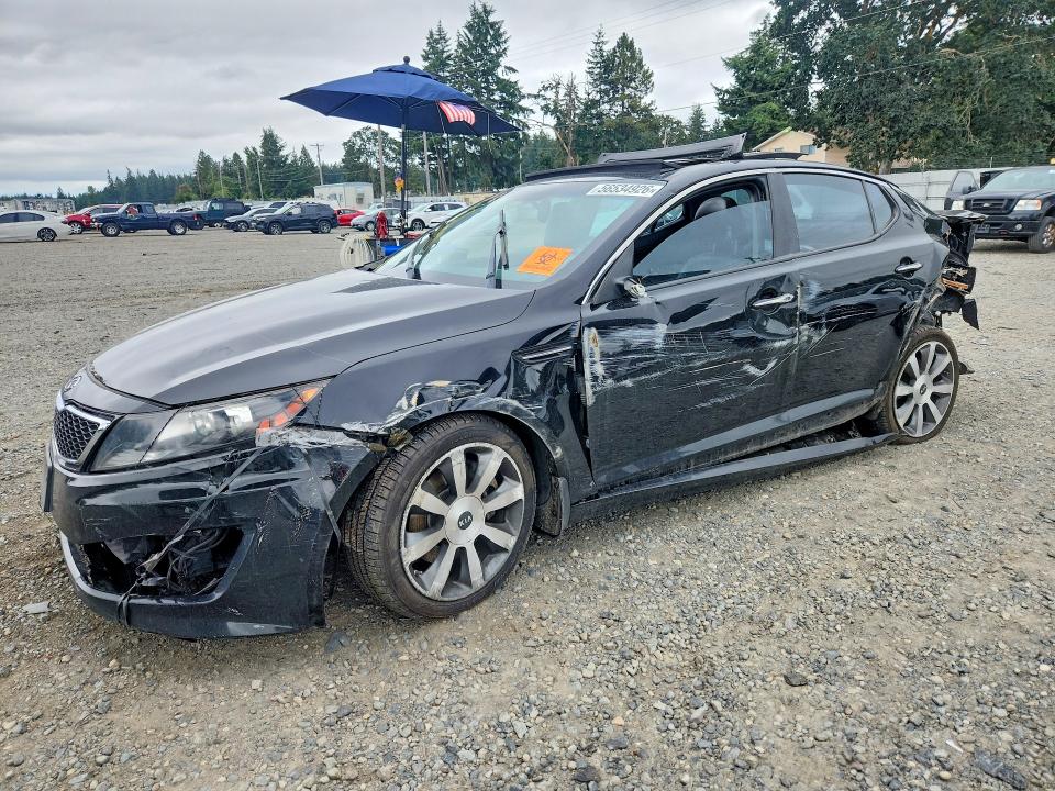 2012 Kia Optima VIN 5XXGR4A61CG078417 COPART salvage auction — ROLLOVER, Wa - Bill Of Sale, sold $250 on 2026-07-31 (photo 1)