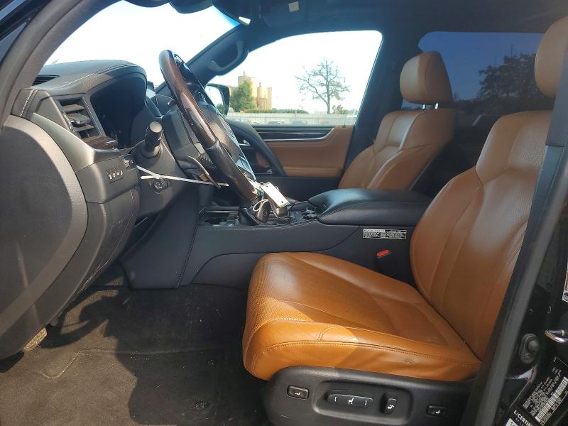 2021 Lexus Lx 570 VIN JTJDY7AX2M4342625 COPART salvage auction — SIDE, CA - SALVAGE CERTIFICATE, sold $52,500 on 2026-07-21 (photo 7)