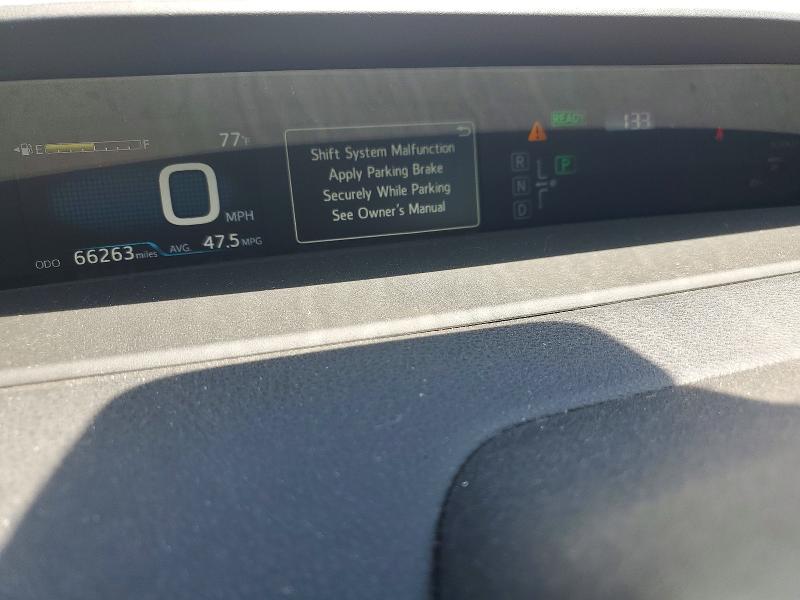 2018 Toyota Prius VIN JTDKARFUXJ3551007 COPART salvage auction — SIDE, Ca - Salvage Certificate, sold $6,600 on 2026-07-28 (photo 9)