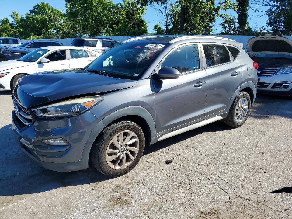 2018 Hyundai Tucson VIN KM8J3CA43JU648677 COPART salvage auction — FRONT END, Mo - Salvage Certificate Of Title, sold $4,050 on 2026-07-31 (photo 1)