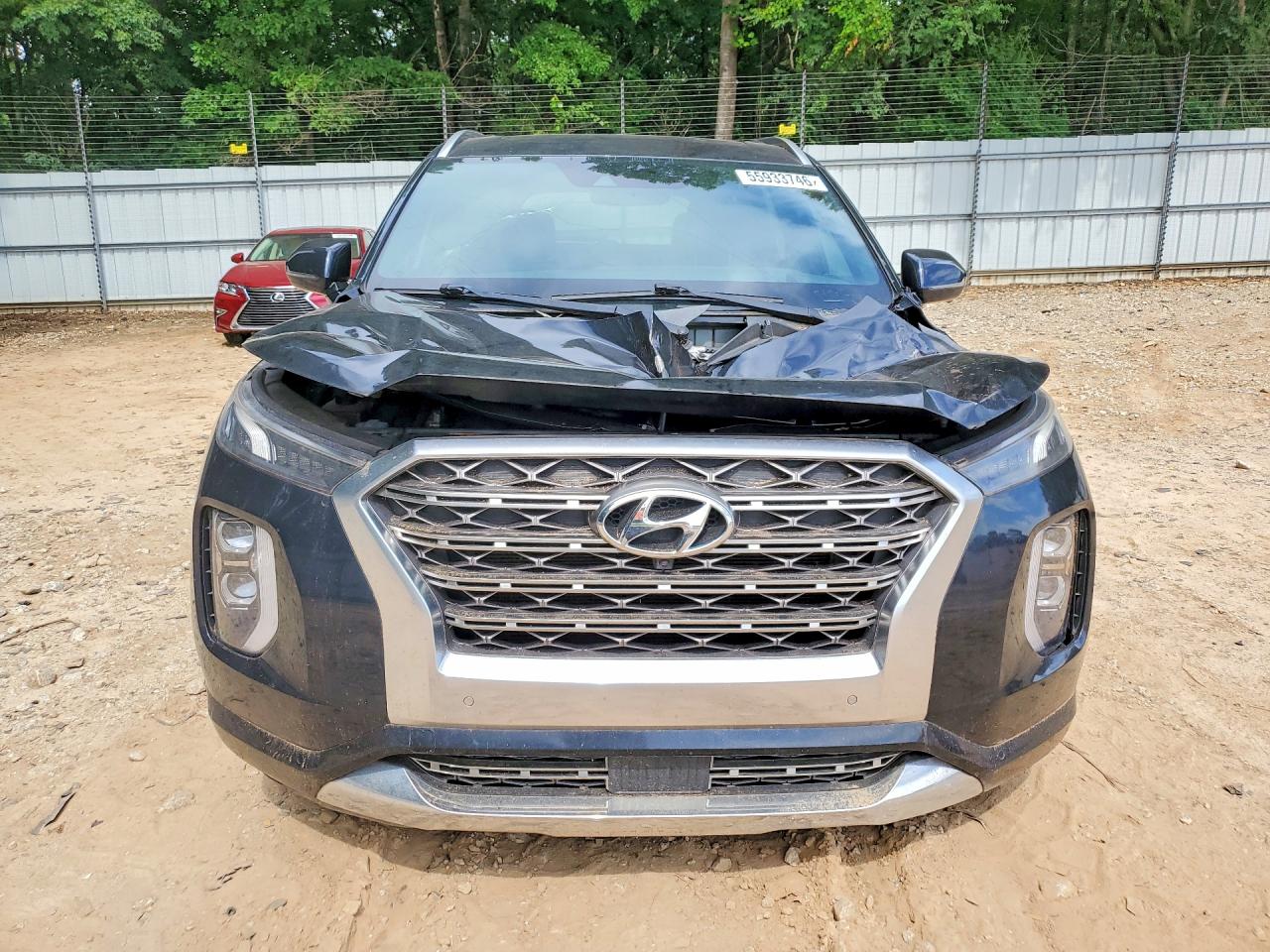 2020 Hyundai Palisade VIN KM8R54HE4LU069198 COPART salvage auction — Front End, GA - CERT OF TITLE-SALVAGE, sold $5,500 on 2026-07-10 (photo 5)