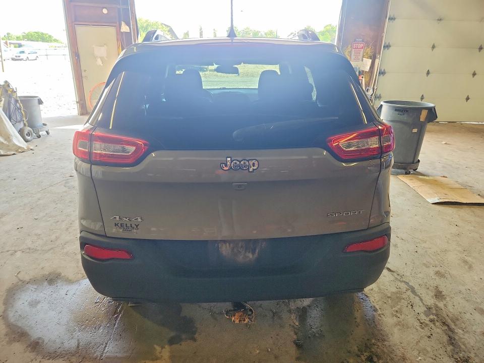 2017 Jeep Cherokee VIN 1C4PJMAB9HW557758 COPART salvage auction — FRONT END, Pa - Certificate Of Salvage, sold $1,300 on 2026-07-02 (photo 6)