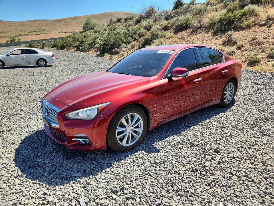 2014 Infiniti Q50 VIN JN1BV7AP5EM675974 — COPART salvage auction photo