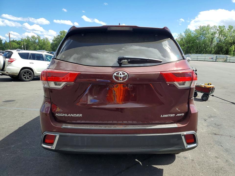 2017 Toyota VIN 5TDDZRFH7HS433879 COPART salvage auction — ROLLOVER, Or - Salvage Title Certificate, sold $6,500 on 2026-07-22 (photo 6)