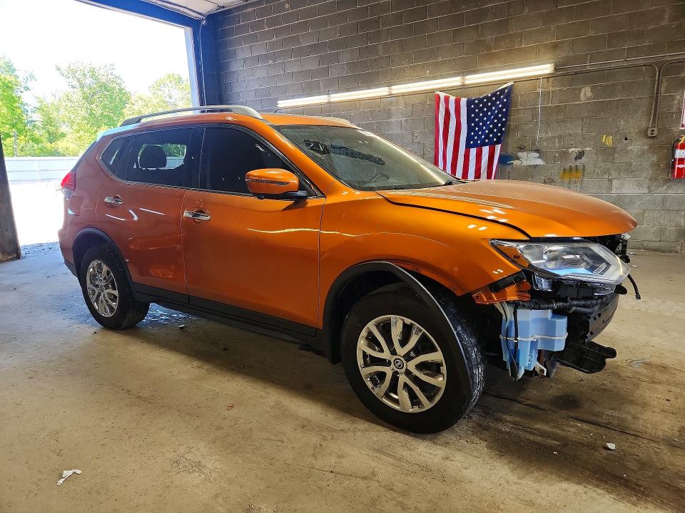 2017 Nissan Rogue VIN JN8AT2MV8HW024427 COPART salvage auction — FRONT END, Ny - Mv-907A Salvage Certificate, sold $1,400 on 2026-07-06 (photo 4)
