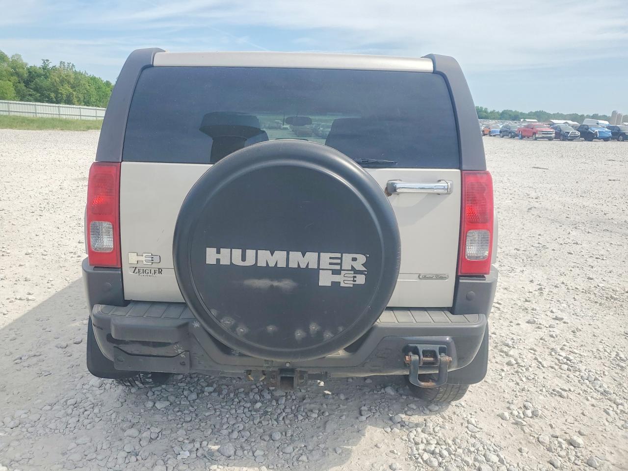 2007 Hummer H3 VIN 5GTDN13E778234768 COPART salvage auction — Front End, MI - CERTIFICATE OF TITLE, sold $600 on 2026-07-02 (photo 6)