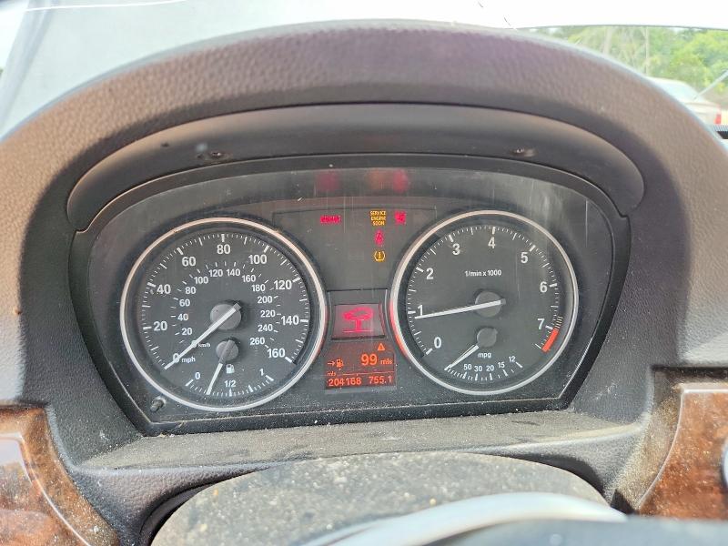 2011 BMW 3er VIN WBAPH7C50BE723583 COPART salvage auction — FRONT END, Nc - Salvage Certificate Of Title, sold $375 on 2026-07-27 (photo 9)