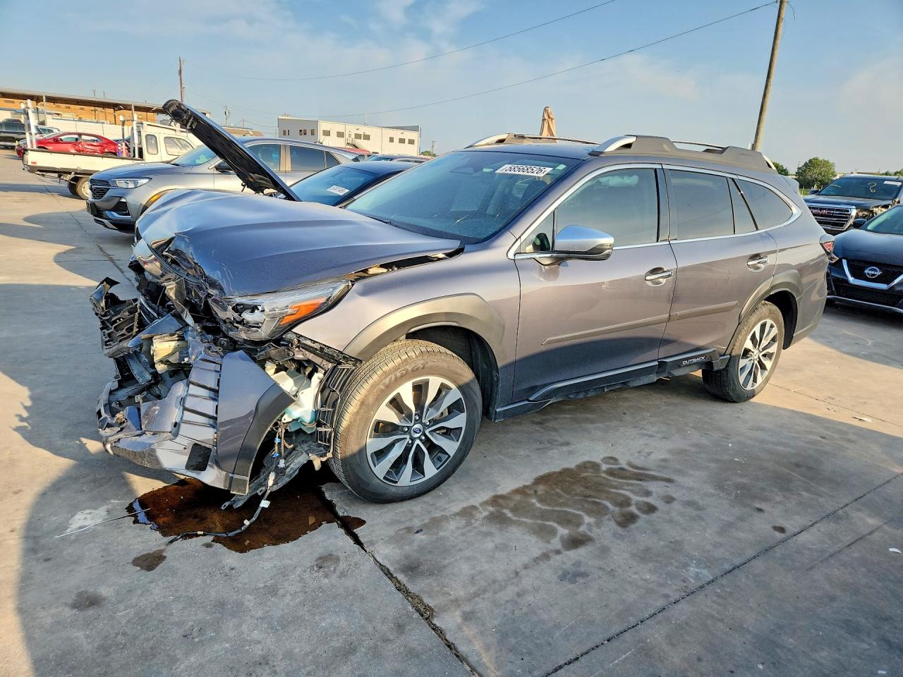 2024 Subaru Outback VIN 4S4BTGPD2R3107155 COPART salvage auction — Front End, TX - SALVAGE VEHICLE TITLE, sold $3,950 on 2026-07-09 (photo 1)