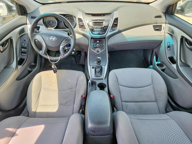 2014 Hyundai Elantra VIN KMHDH4AE9EU218588 COPART salvage auction — VANDALISM, VA - CERT OF TITLE - SALVAGE, sold $925 on 2026-07-28 (photo 8)