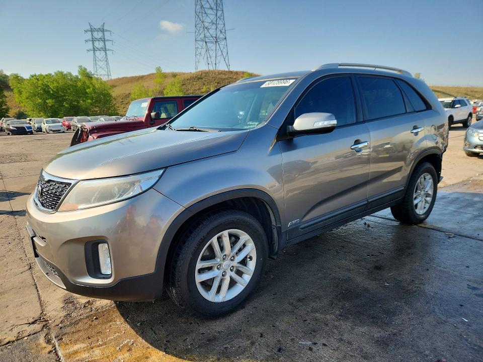 2015 Kia VIN 5XYKTDA68FG628384 COPART salvage auction — REAR END, Co - Public - Salvage Title, sold $925 on 2026-07-27 (photo 1)