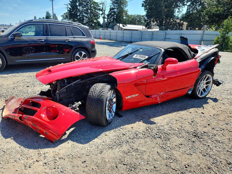 2004 Dodge Viper VIN 1B3JZ65Z34V101970 COPART salvage auction — REAR END, Wa - Bill Of Sale, sold $10,100 on 2026-07-21 (photo 1)