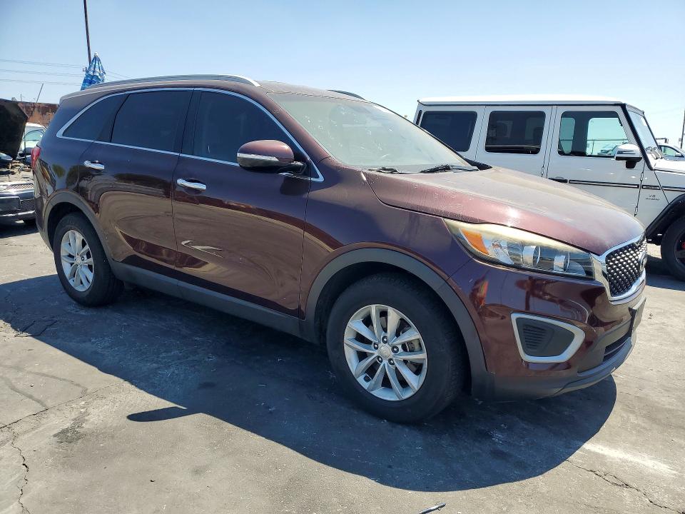2018 Kia Sorento VIN 5XYPG4A3XJG347731 COPART salvage auction — VANDALISM, CA - SALVAGE CERTIFICATE, sold $3,400 on 2026-07-06 (photo 4)