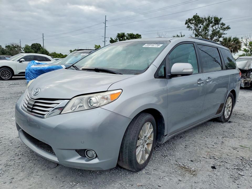 2013 Toyota Sienna VIN 5TDYK3DC6DS327007 — COPART salvage auction photo