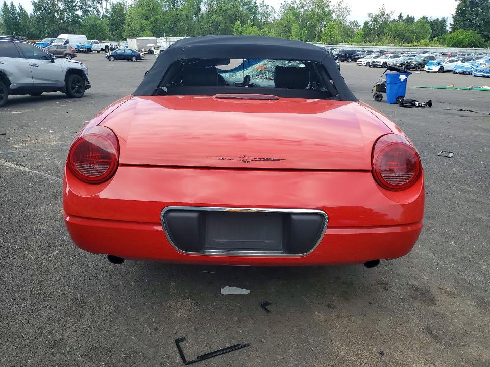 2002 Ford Thunderbird VIN 1FAHP60A12Y115789 COPART salvage auction — FRONT END, Or - Salvage Title Certificate, sold $1,900 on 2026-07-22 (photo 6)