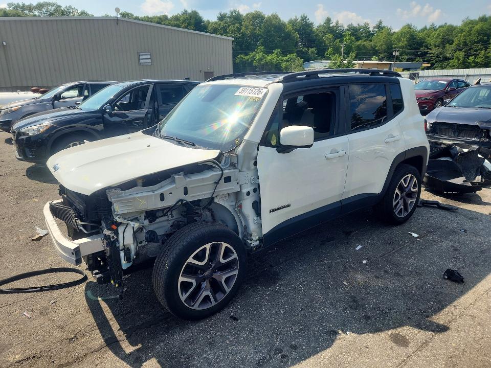 2015 Jeep Renegade VIN ZACCJBBT3FPB33237 COPART salvage auction — FRONT END, Ct - Cert Of Title-Salvage, sold $800 on 2026-07-14 (photo 1)