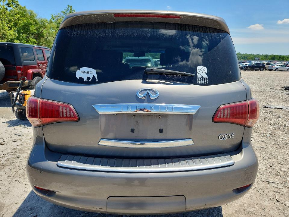 2012 Infiniti VIN JN8AZ2NC1C9316195 COPART salvage auction — FRONT END, Il - Salvage Certificate, sold $1,000 on 2026-07-13 (photo 6)