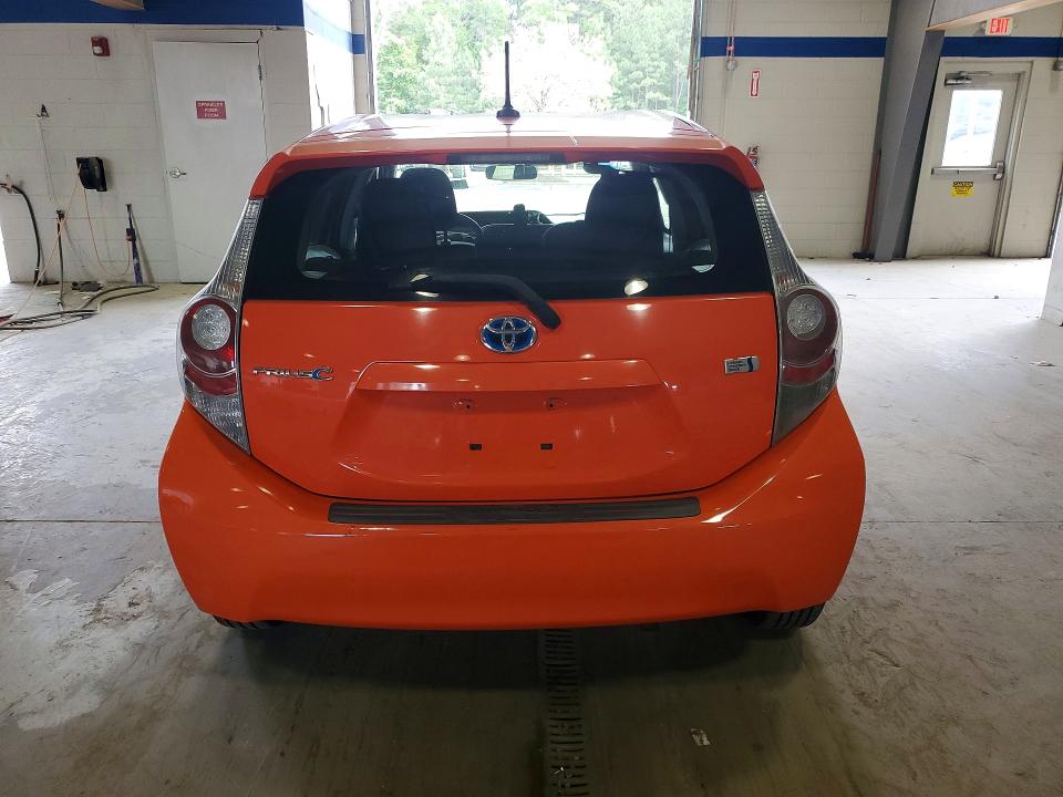 2012 Toyota Prius VIN JTDKDTB35C1023083 COPART salvage auction — FRONT END, Va - Cert Of Title - Salvage, sold $700 on 2026-07-02 (photo 6)