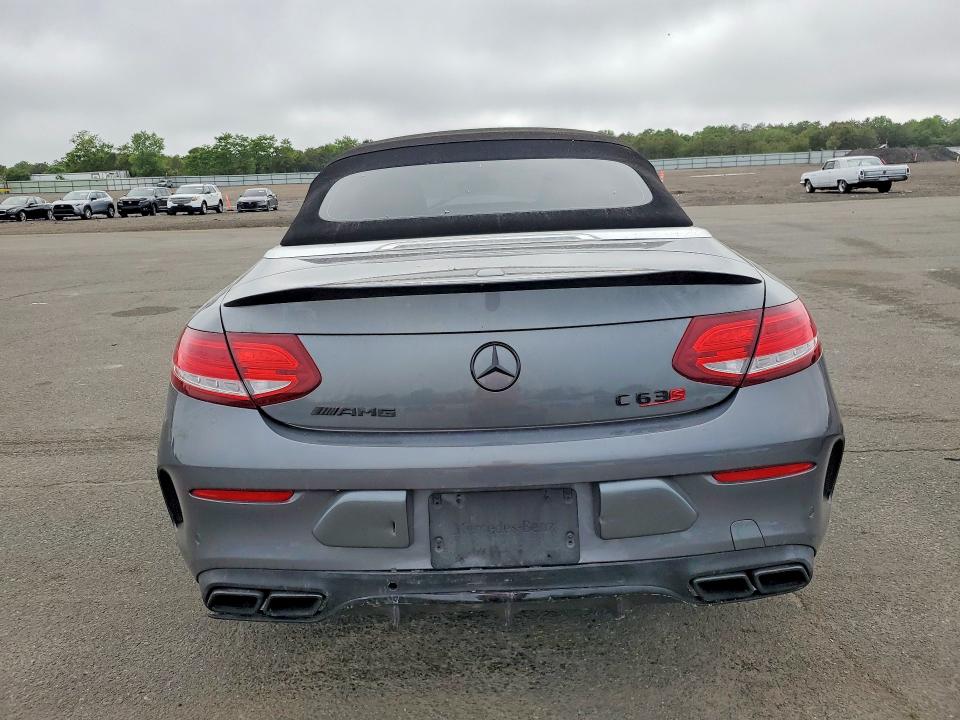 2017 Mercedes-benz C-klasse amg VIN WDDWK8HB5HF491706 COPART salvage auction — FRONT END, Ny - Mv-907A Salvage Certificate, sold $9,200 on 2026-08-07 (photo 6)