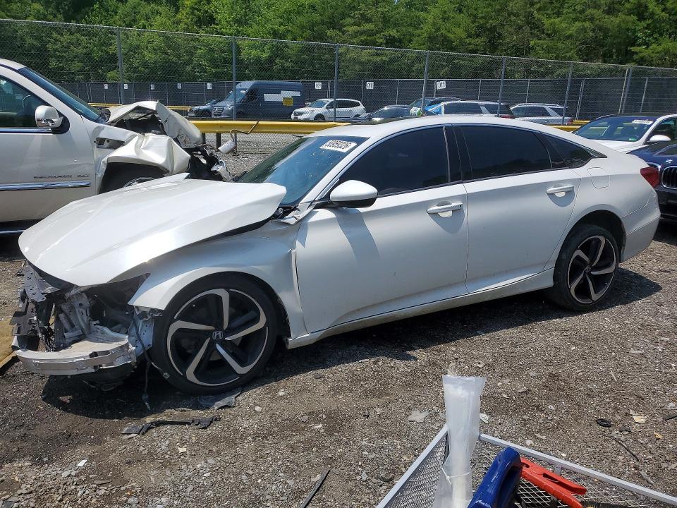2019 Honda Accord VIN 1HGCV2F38KA000726 COPART salvage auction — FRONT END, Md - Cert Of Salvage > 75% Damage, sold $2,300 on 2026-07-02 (photo 1)