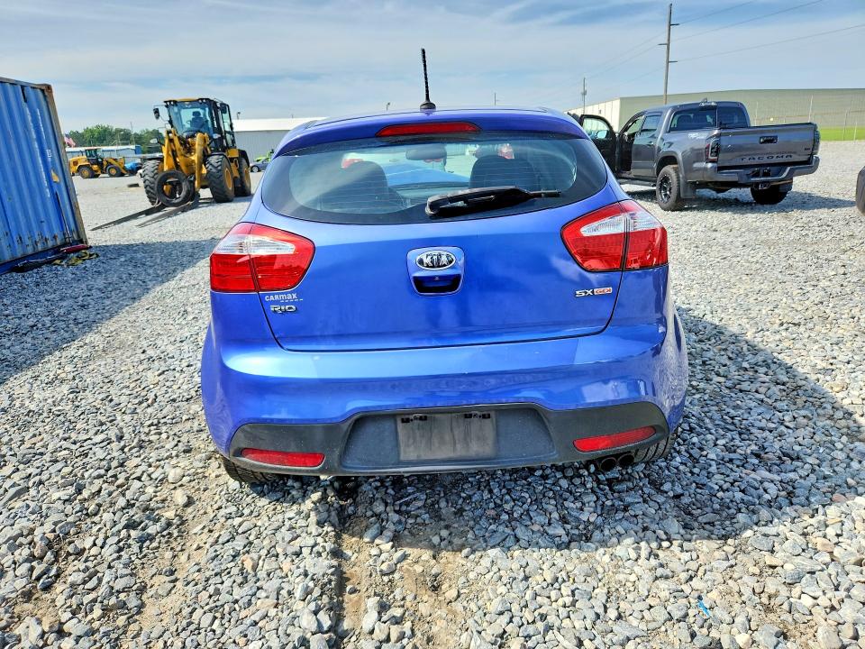 2012 Kia Rio VIN KNADN5A34C6095329 COPART salvage auction — FRONT END, Ga - Cert Of Title-Salvage, sold $425 on 2026-07-07 (photo 6)
