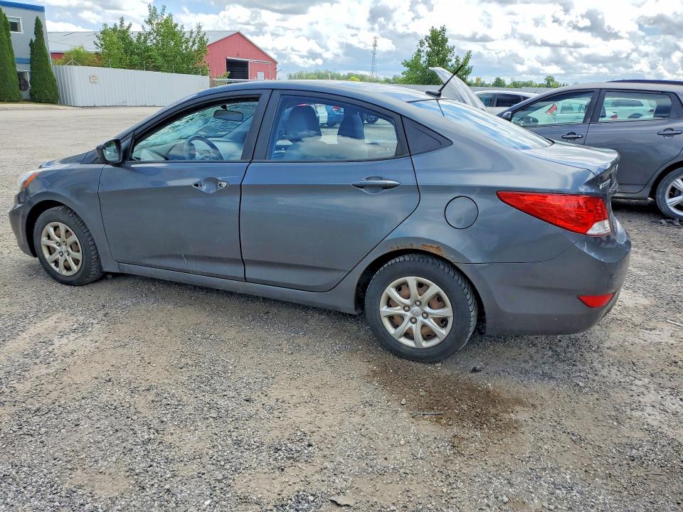 2012 Hyundai Accent VIN KMHCT4AE2CU240830 COPART salvage auction — FRONT END, ON - PERMIT NO BRAND - UNFIT, sold $450 on 2026-07-16 (photo 2)