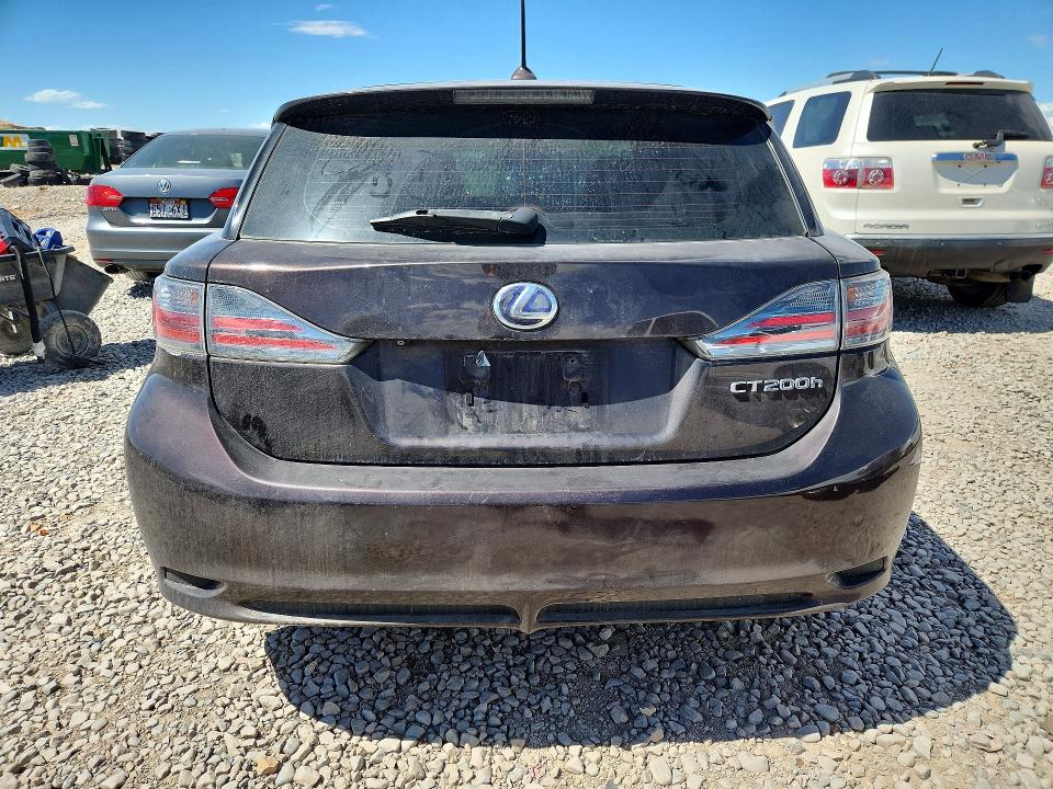 2012 Lexus Ct VIN JTHKD5BH9C2062128 COPART salvage auction — FRONT END, Ut - Certificate Of Title, sold $2,300 on 2026-07-02 (photo 6)