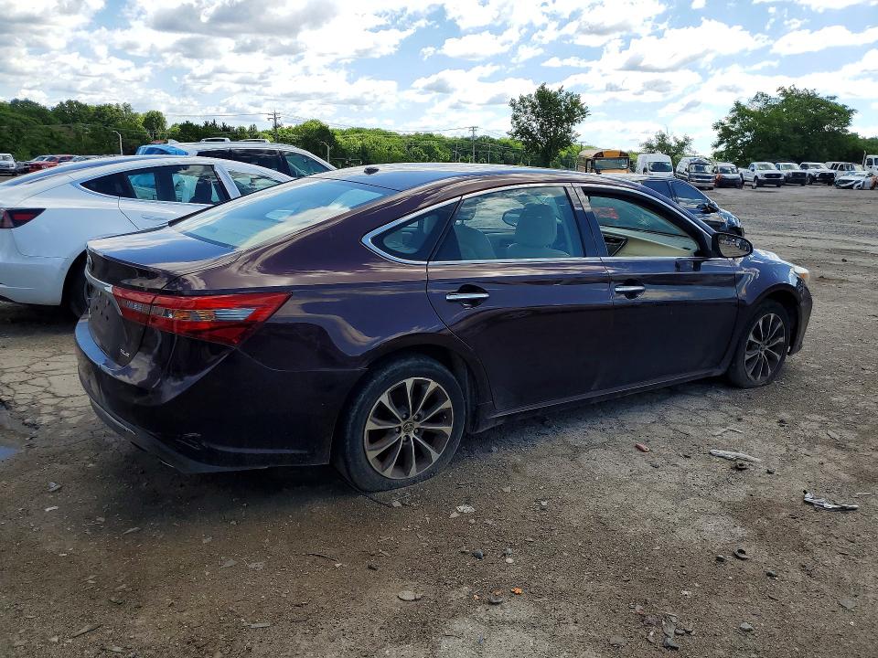 2016 Toyota Avalon VIN 4T1BK1EB0GU197821 COPART salvage auction — FRONT END, In - Certificate Of Title, sold $4,950 on 2026-07-04 (photo 3)