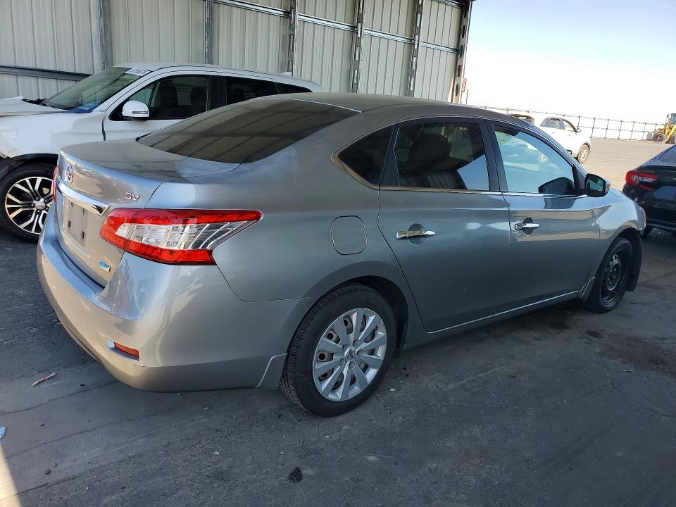 2014 Nissan Sentra VIN 3N1AB7APXEY271957 COPART salvage auction — FRONT END, Ca - Salvage Certificate, sold $850 on 2026-07-02 (photo 3)