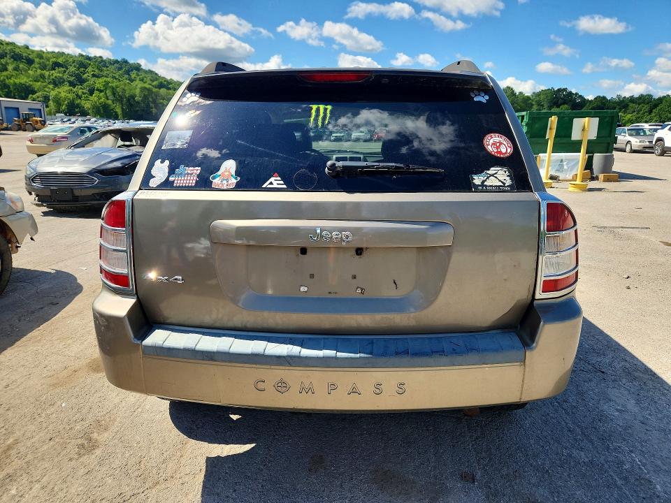 2008 Jeep Compass VIN 1J8FF47W68D713640 COPART salvage auction — FRONT END, PA - CERTIFICATE OF SALVAGE, sold $275 on 2026-07-02 (photo 6)