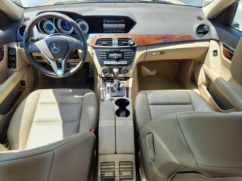 2014 Mercedes-benz C-klasse VIN WDDGF8AB1EA938429 COPART salvage auction — REAR END, Il - Salvage Certificate, sold $3,200 on 2026-07-21 (photo 8)