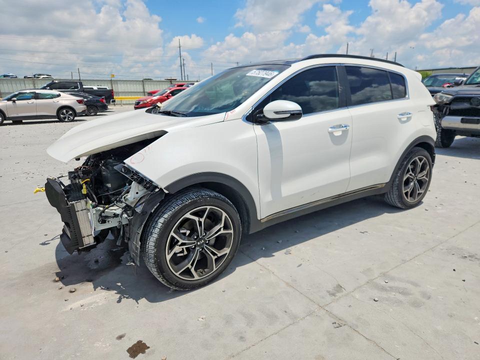 2022 Kia Sportage VIN KNDPR3A63N7989872 COPART salvage auction — FRONT END, Tx - Salvage Vehicle Title, sold $5,500 on 2026-07-24 (photo 1)