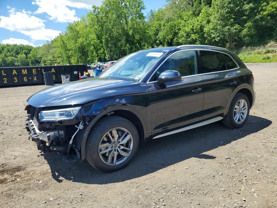 2020 Audi Q5 VIN WA1ANAFY0L2106864 COPART salvage auction — FRONT END, Ny - Mv-907A Salvage Certificate, sold $475 on 2026-07-23 (photo 1)
