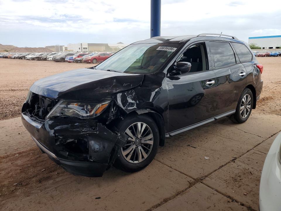 2017 Nissan Pathfinder VIN 5N1DR2MN5HC614556 COPART salvage auction — FRONT END, Az - Cert Of Title - Salvage, sold $2,700 on 2026-07-02 (photo 1)