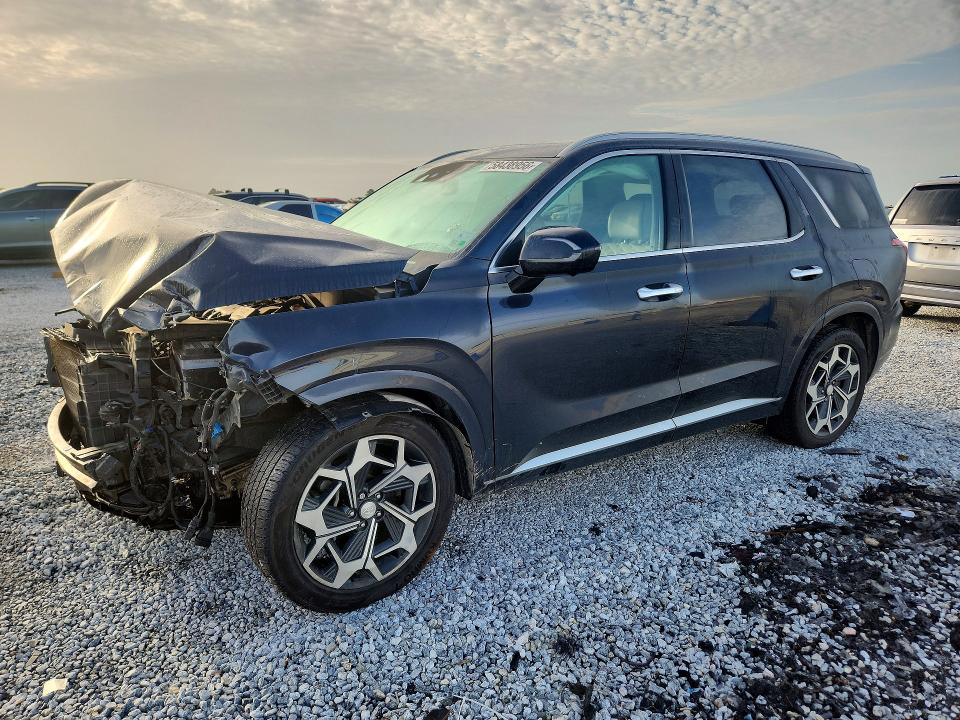 2021 Hyundai Palisade VIN KM8R7DHE5MU176918 COPART salvage auction — FRONT END, LA - CERT OF TITLE-SALVAGE, sold $4,150 on 2026-07-27 (photo 1)