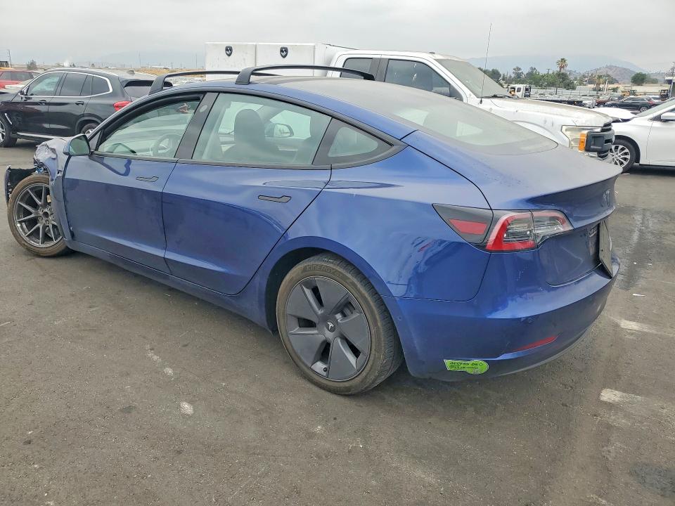 2022 Tesla Model 3 VIN 5YJ3E1EA2NF294922 COPART salvage auction — FRONT END, Ca - Salvage Certificate, sold $6,100 on 2026-07-20 (photo 2)