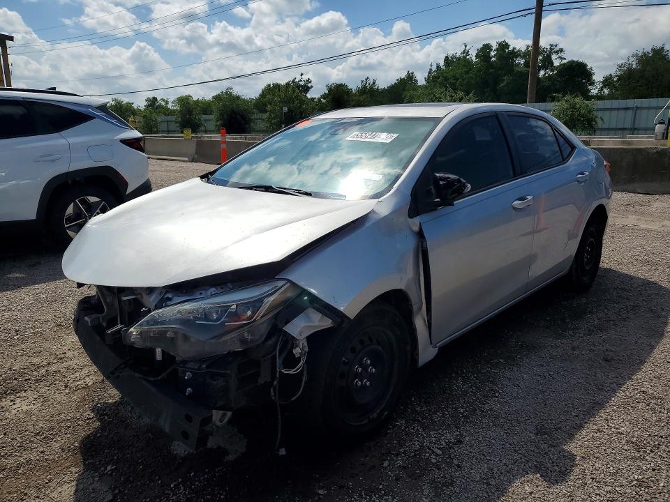 2018 Toyota Corolla VIN 5YFBURHE1JP749270 COPART salvage auction — FRONT END, TX - CERTIFICATE OF TITLE, sold $2,550 on 2026-07-28 (photo 1)