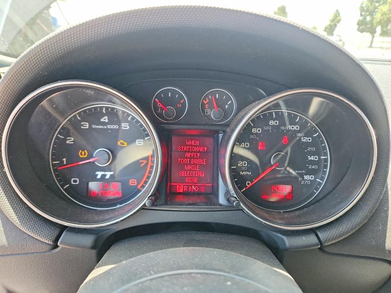 2008 Audi Tt VIN TRURD38J981031379 COPART salvage auction — MINOR DENT/SCRATCHES, Ca - Dis/Dlr/Exp Only Clean Title, sold $1,200 on 2026-07-07 (photo 9)